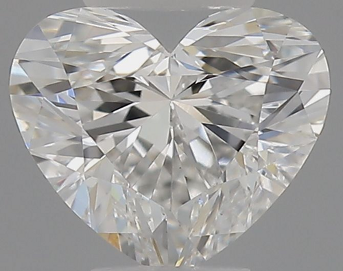 0.51 carat F-VS2 Natūralus Heart Deimantas (1)