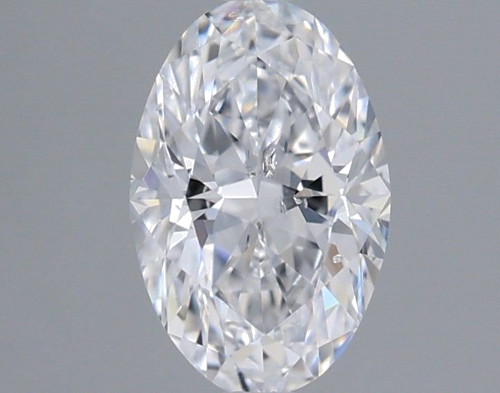 0.6 carat D-SI2 Natūralus Oval Deimantas (1)