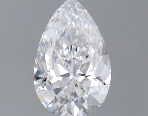 0.4 carat D-VVS2 Natūralus Pear Deimantas (1)