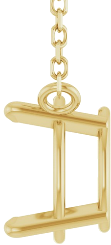 Pakabukas „Solitaire“ 14k yellow gold Oval 8mm x 6mm (3)