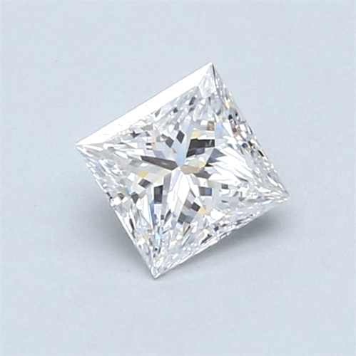 0.6 carat D-IF Natūralus Princess Deimantas (1)