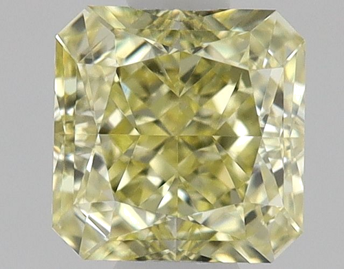 0.51 carat Fancy Yellow-VS2 Natūralus Square Radiant Deimantas (1)