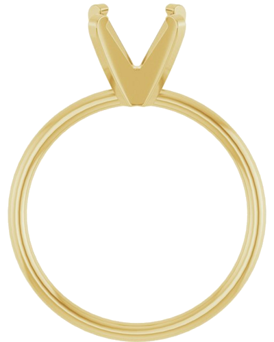 Sužadėtuvių Žiedas „Solitaire“ 14k yellow gold Round 8mm (2)