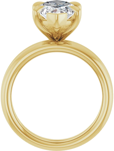 Sužadėtuvių Žiedas „Claw-Prong Solitaire“ 14k yellow gold Marquise 16mm x 8mm (7)