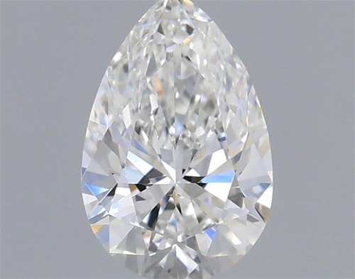 0.42 carat F-VVS1 Natūralus Pear Deimantas (1)