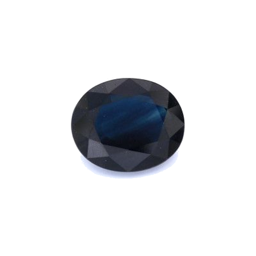 3.84 carat BLUE BRILLIANTSTEP cut Oval Safyras (1)