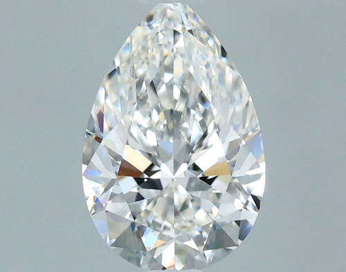 0.73 carat G-VVS1 Natūralus Pear Deimantas (1)