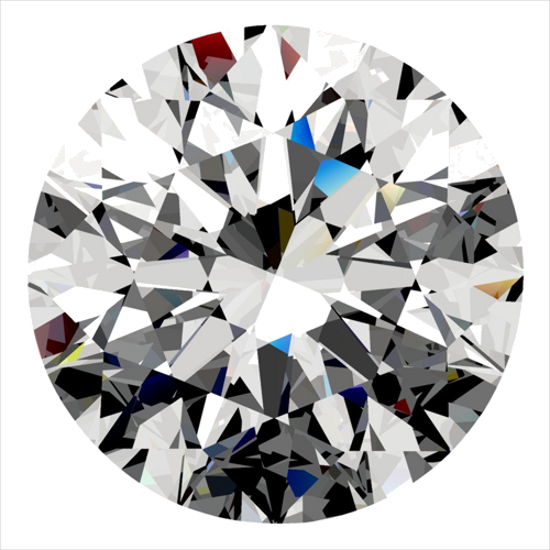 0.3 carat E-VVS2 Excellent cut Natūralus Round Deimantas (1)