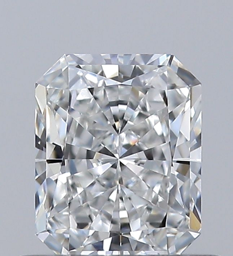 0.52 carat F-VVS1 Natūralus Radiant Deimantas (1)