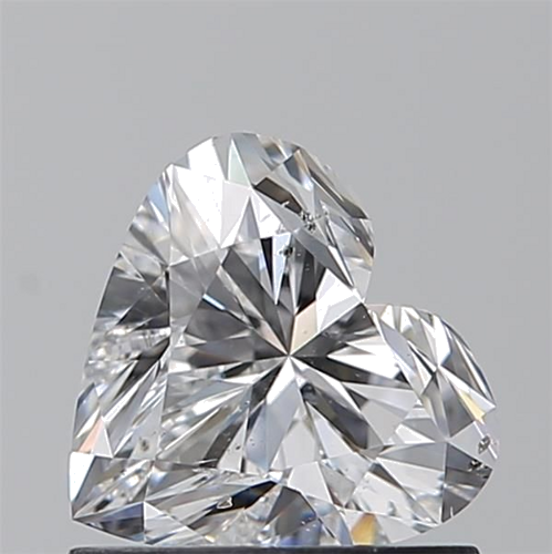 0.9 carat D-SI2 Natūralus Heart Deimantas (1)