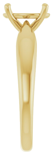 Sužadėtuvių Žiedas „Solitaire“ 585 Geltonojo Aukso Oval 9mm x 7mm (4)