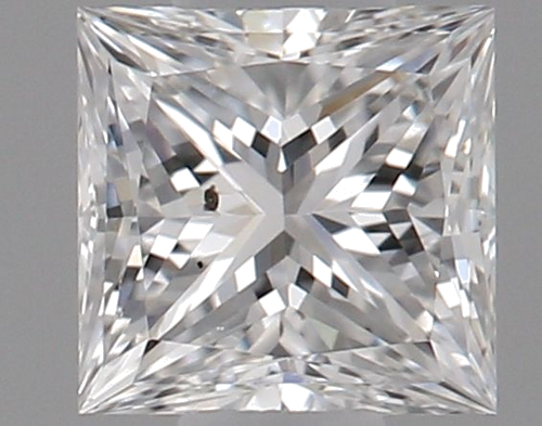 0.3 carat E-SI1 Natūralus Princess Deimantas (1)