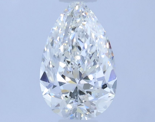 0.5 carat F-VS1 Natūralus Pear Deimantas (1)
