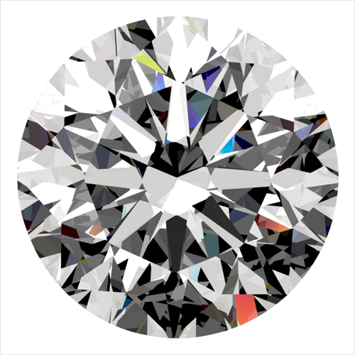 0.3 carat D-VS2 Very Good cut Natūralus Round Deimantas (1)
