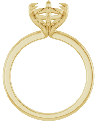 Sužadėtuvių Žiedas „Claw-Prong Solitaire“ 14k yellow gold Marquise 16mm x 8mm (2)