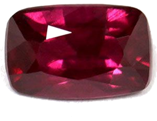 0.99 carat RED Cushion Rubinas (1)