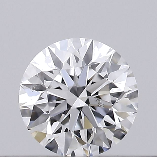 0.18 carat D-SI1 Excellent cut Natūralus Round Deimantas (1)