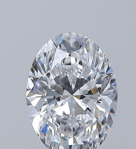 0.51 carat D-VVS2 Natūralus Oval Deimantas (1)