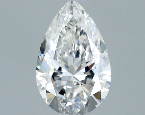 0.5 carat E-VVS1 Natūralus Pear Deimantas (1)