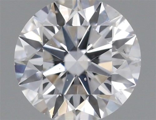 0.53 carat F-SI1 Excellent cut Natūralus Round Deimantas (1)