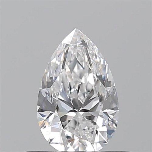 0.5 carat E-SI1 Natūralus Pear Deimantas (1)