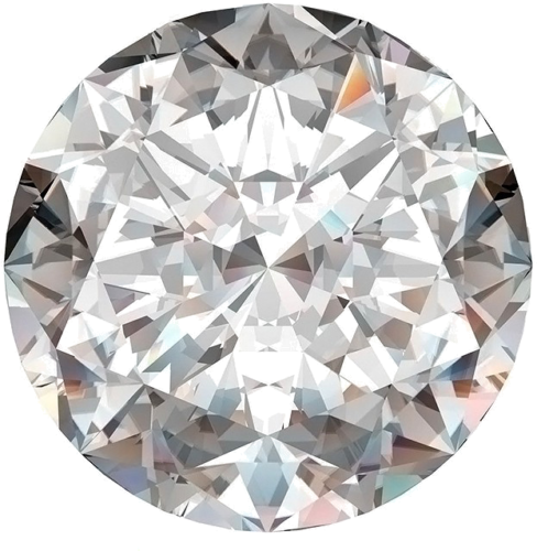 0.31 ct. Briliantas apvalus TINTED WHITE/VS (2)