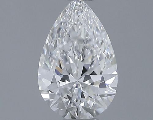 0.7 carat D-VS1 Natūralus Pear Deimantas (1)