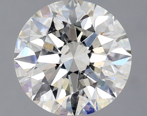 2.06 carat I-SI2 Excellent cut Natūralus Round Deimantas (1)