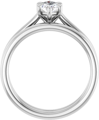 Sužadėtuvių Žiedas „Claw-Pong“ 14k white gold Marquise 8.5mm x 4.5mm (7)