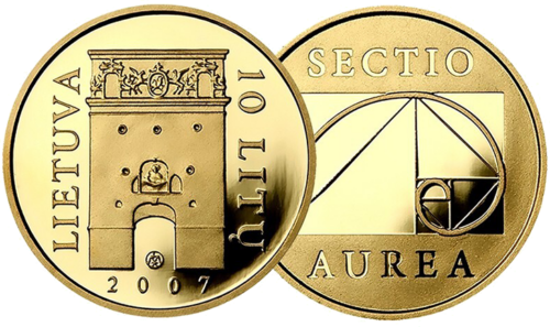2007 Dawn Gate (golden section) Lithuania 10 litas gold coin PF 69 ULTRA CAMEO (5)