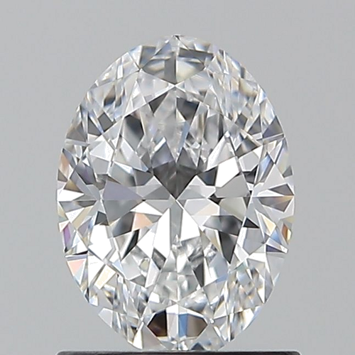 1.0 carat D-VVS1 Natūralus Oval Deimantas (1)
