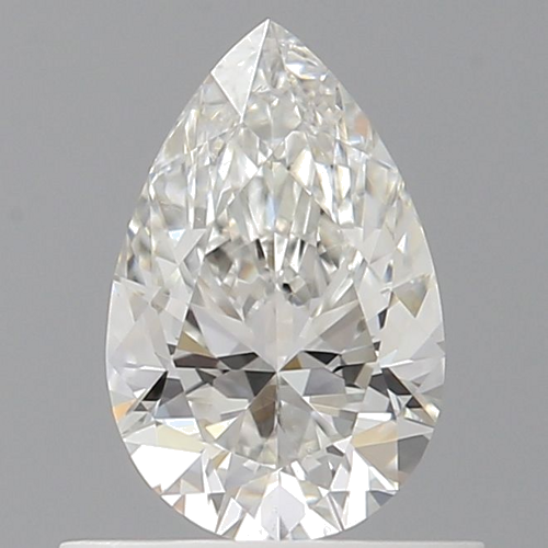 0.6 carat F-VS2 Natūralus Pear Deimantas (1)