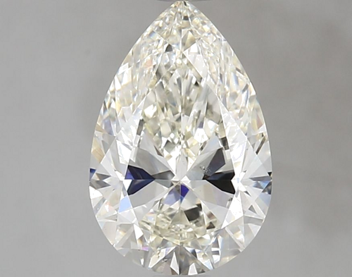 1.5 carat K-VS2 Natūralus Pear Deimantas (1)