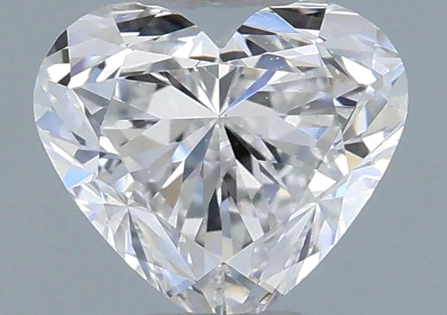 0.4 carat E-VS2 Natūralus Heart Deimantas (1)