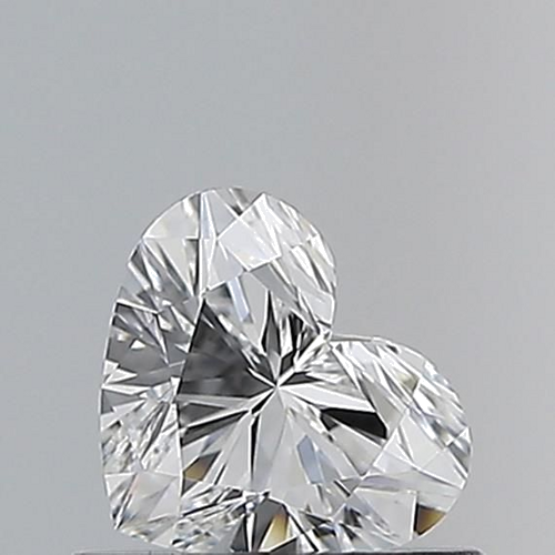 0.51 carat E-VVS2 Natūralus Heart Deimantas (1)