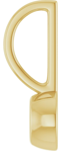 Pakabukas „Family Bar“ 14k yellow gold Round 2.5mm (3)