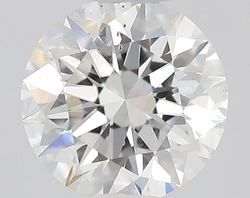 0.43 carat F-SI2 Excellent cut Natūralus Round Deimantas (1)