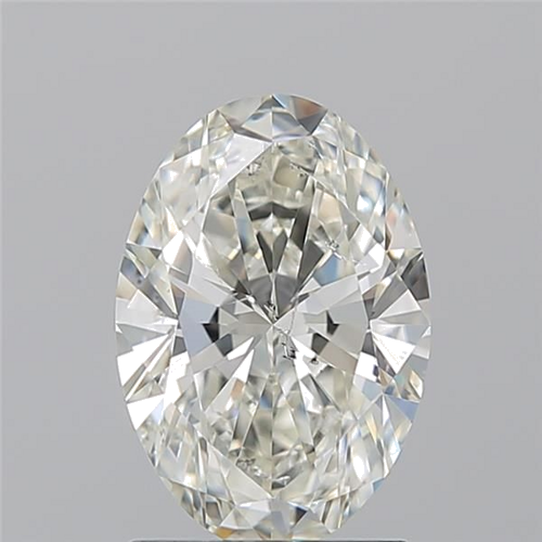 1.72 carat J-SI2 Natūralus Oval Deimantas (1)