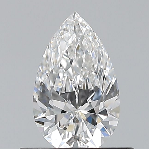 0.5 carat E-VS1 Natūralus Pear Deimantas (1)