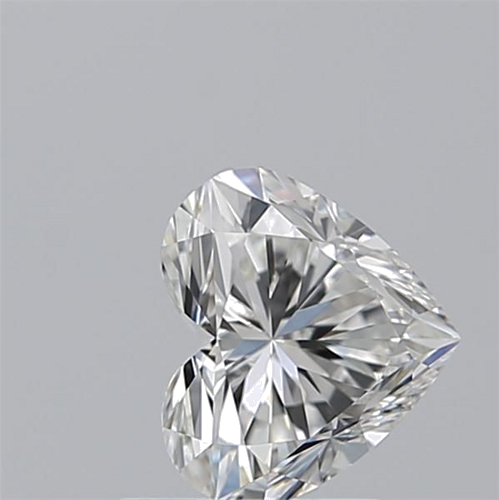 1.0 carat G-VVS2 Natūralus Heart Deimantas (1)