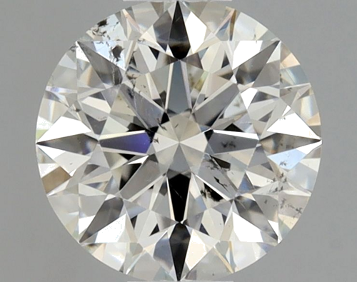 0.62 carat I-SI2 Excellent cut Natūralus Round Deimantas (1)