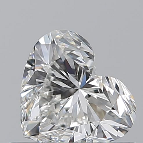 0.53 carat G-IF Natūralus Heart Deimantas (1)