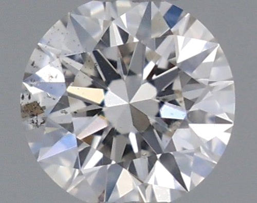 0.19 carat F-SI2 Excellent cut Natūralus Round Deimantas (1)