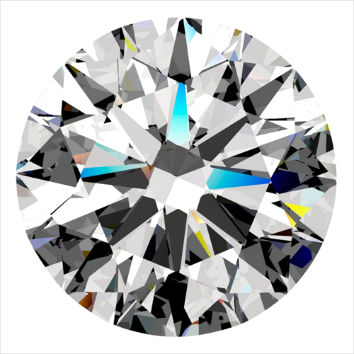 0.37 carat G-VS1 Excellent cut Natūralus Round Deimantas (1)