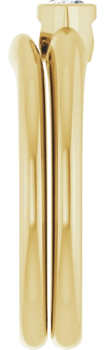 Sužadėtuvių Žiedas „Bezel-Set Solitaire“ 10k yellow gold Marquise 6mm x 3mm (9)