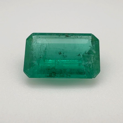4.645 carat GREEN STEP cut Octagonal Smaragdas (1)