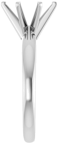 Sužadėtuvių Žiedas „Solitaire“ 585 Baltojo Aukso Oval 9mm x 7mm (4)