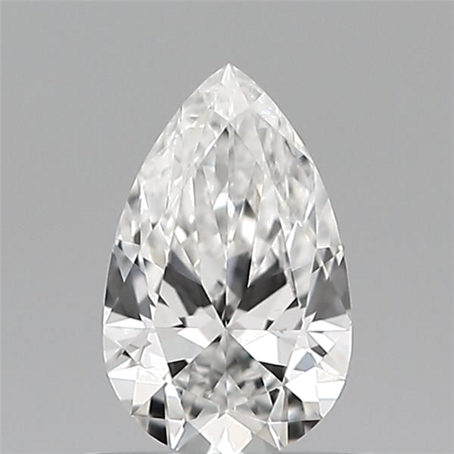0.5 carat F-VS2 Natūralus Pear Deimantas (1)