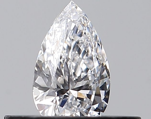 0.24 carat D-VVS1 Natūralus Pear Deimantas (1)