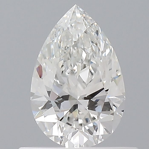 0.52 carat E-VVS1 Natūralus Pear Deimantas (1)